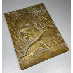 ITALIAN WW2 MUSSOLINI PLAQUE