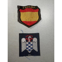 Blue Division arm patch and...
